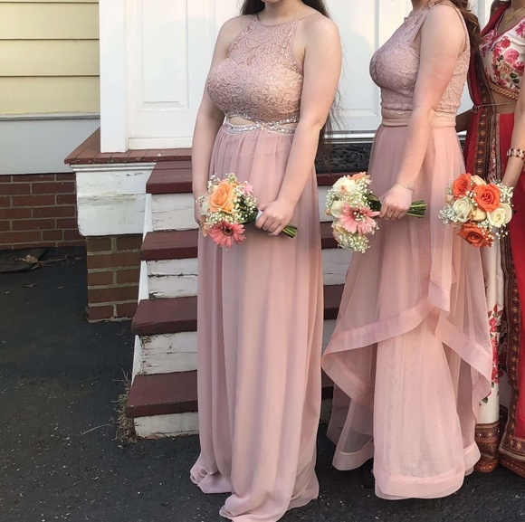Pale pink prom dress - Picture 4 of 5